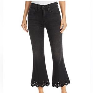 NWT Frame Eyelet Crop